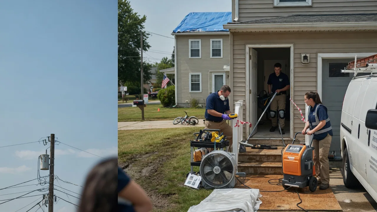 Water Damage Repair in Morrisonville, WI near me